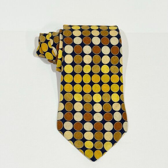Saint Laurent Other - Digities Philadelphia Museum of Art Dotted Silk Necktie Multi Vintage